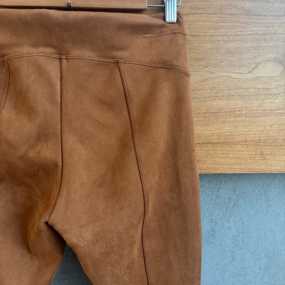 SPANX High Waist Faux Suede Leggings, Size M - Picture 9 of 9